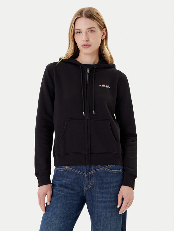 Свитшот regular fit W4YQ13 KC811 Guess Jeans, чёрный 
Свитшот regular fit W4YQ13 KC811 Guess Jeans, чёрный