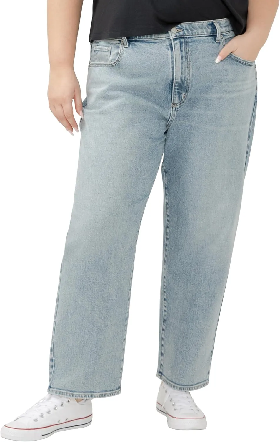 Silver Jeans Co. Женские джинсы Plus Size 90s Mid Rise Relaxed Straight Leg
Silver Jeans Co. Женские джинсы Plus Size 90s Mid Rise Relaxed Straight Leg