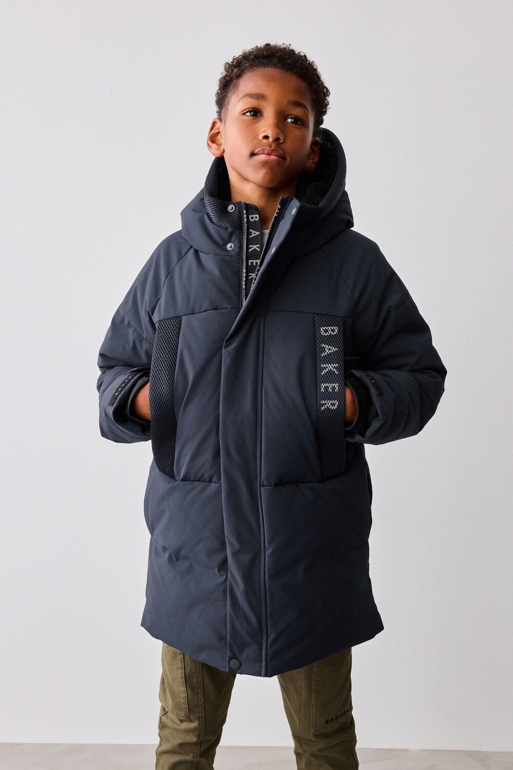 Парка, устойчивая к дождю Baker By Ted Baker, синий 
Парка, устойчивая к дождю Baker By Ted Baker, синий