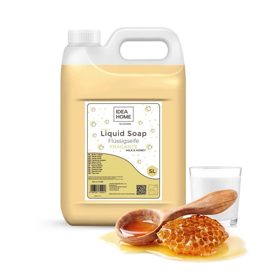 Home Idea, жидкое мыло Ih Fragante Milk&Honey, 5 л
Home Idea, жидкое мыло Ih Fragante Milk&Honey, 5 л