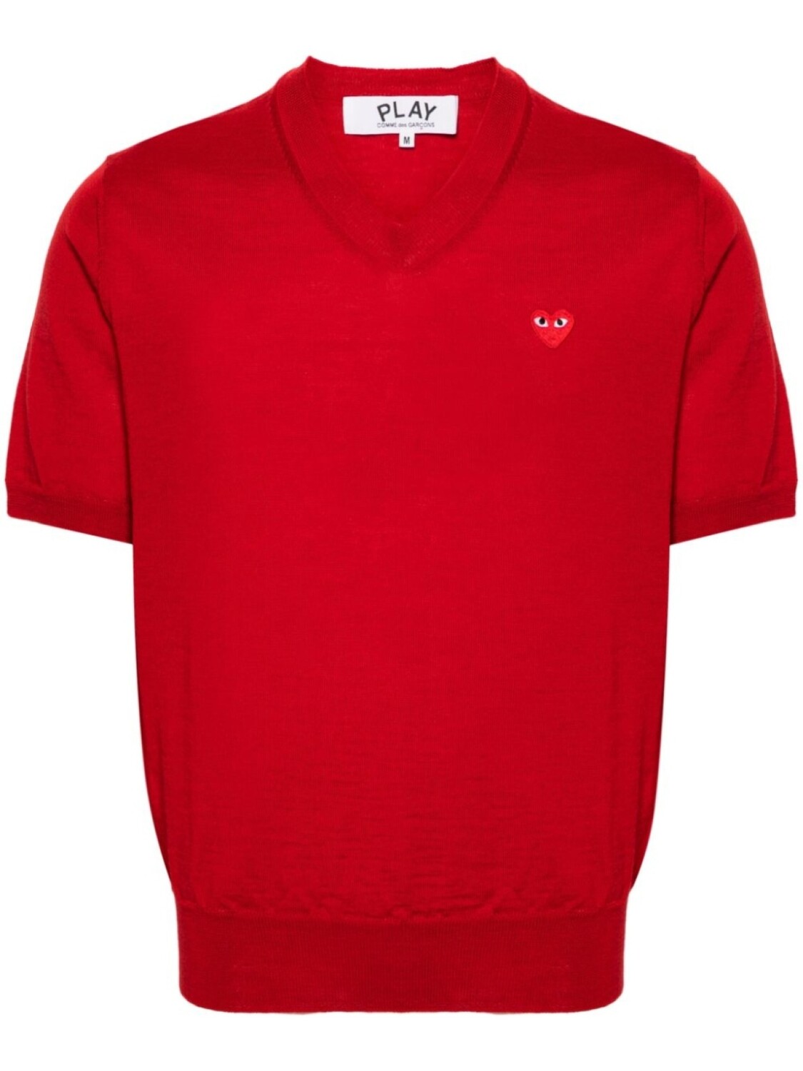 Шерстяной джемпер с нашивкой Comme Des Garçons Play, красный
Шерстяной джемпер с нашивкой Comme Des Garçons Play, красный