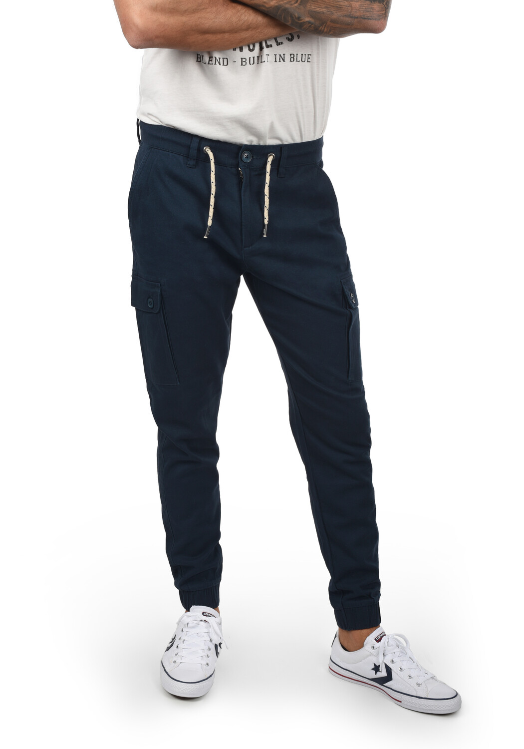 Тканевые брюки BLEND Cargo, синий
Тканевые брюки BLEND Cargo, синий