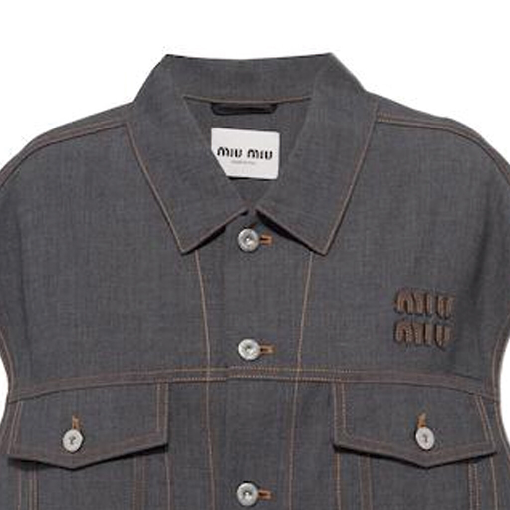 Жилет женский Miu Miu, темно-серый
Жилет женский Miu Miu, темно-серый