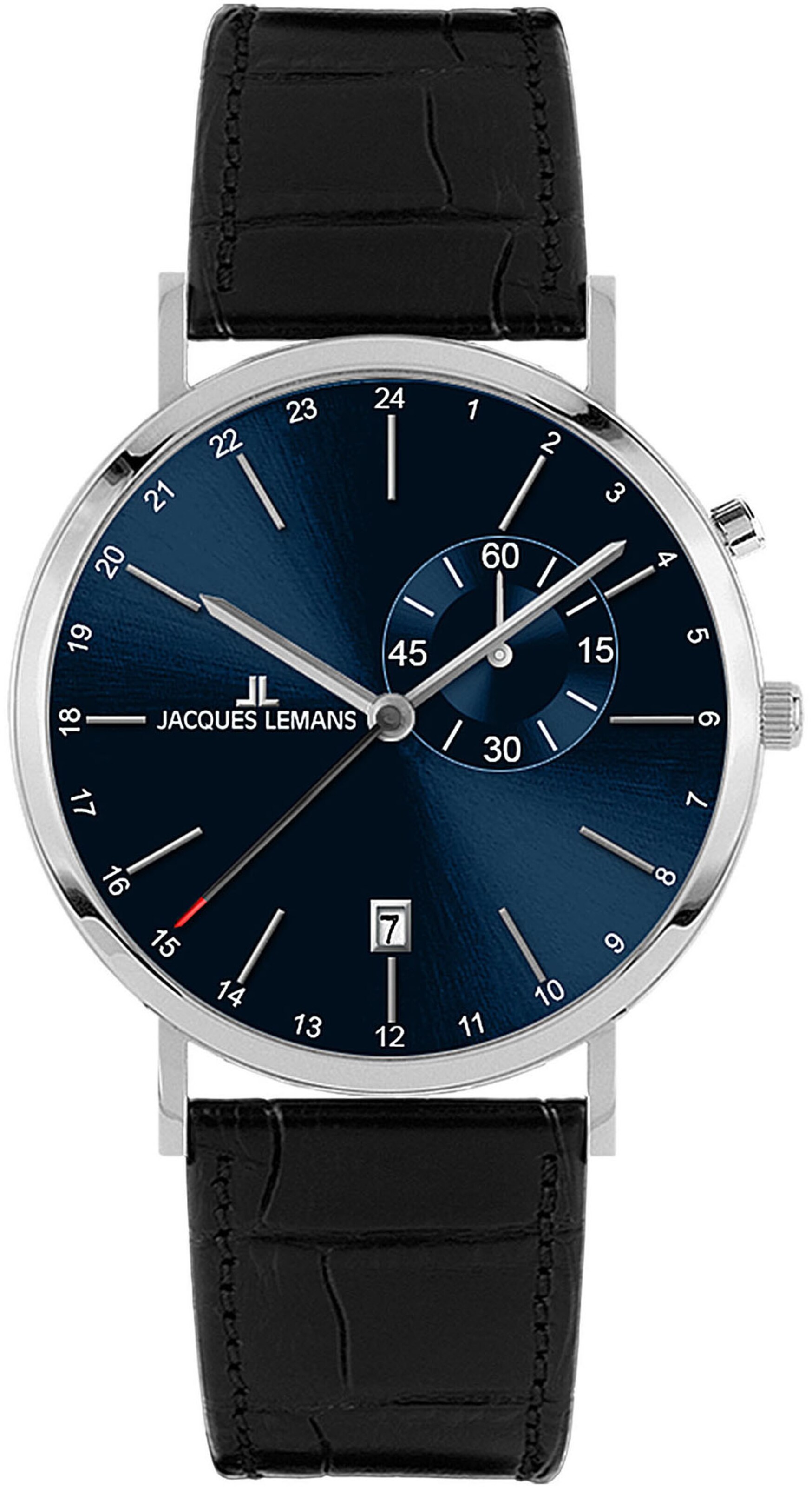 Jacques Lemans Серебряные аналоговые часы
Jacques Lemans Серебряные аналоговые часы