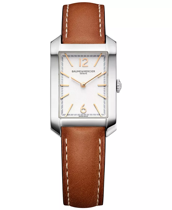 Женские наручные часы Swiss Hampton с коричневым кожаным ремешком, 22x35 мм Baume & Mercier
Женские наручные часы Swiss Hampton с коричневым кожаным ремешком, 22x35 мм Baume & Mercier
