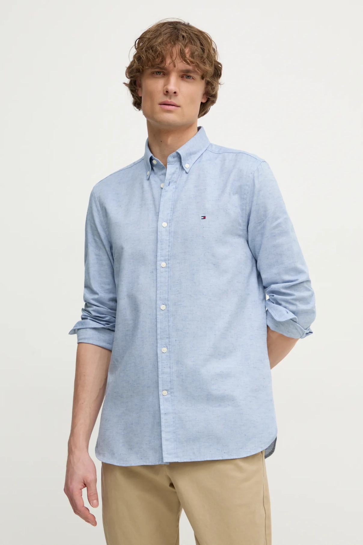 Рубашка из смесового льна Tommy Hilfiger, синий
Рубашка из смесового льна Tommy Hilfiger, синий