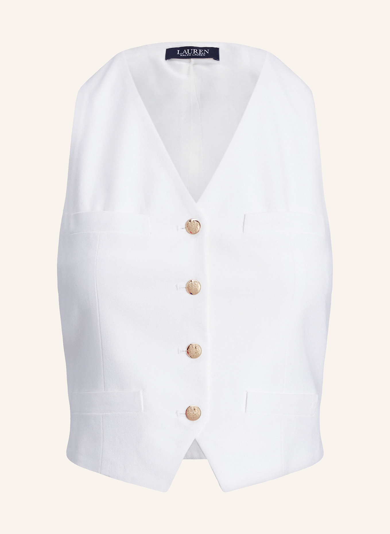 Жилет-Блейзер из смеси материалов Lauren Ralph Lauren, экрю
Жилет-Блейзер из смеси материалов Lauren Ralph Lauren, экрю