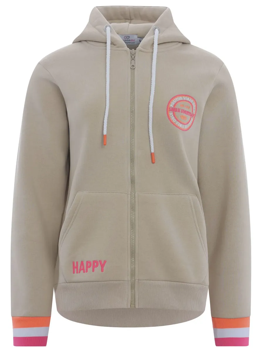 Толстовка Zwillingsherz с капюшоном, принтом сзади и детальным принтом спереди, бежевый
Толстовка Zwillingsherz с капюшоном, принтом сзади и детальным принтом спереди, бежевый