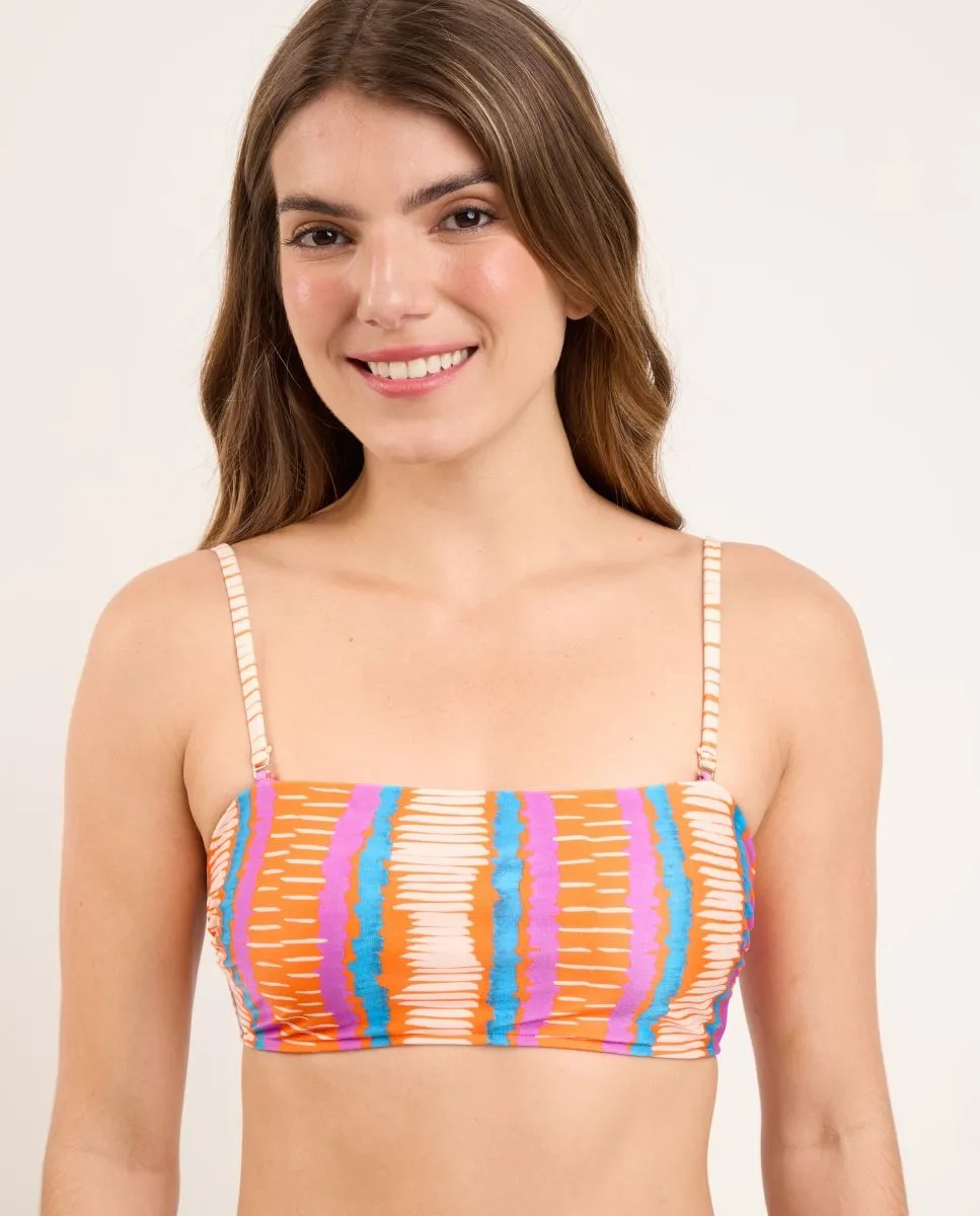 Верх бикини-бандо с принтом и подкладкой Río de Sol, мультиколор
Верх бикини-бандо с принтом и подкладкой Río de Sol, мультиколор