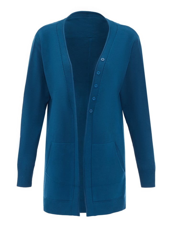 Женский кардиган синего цвета usha BLUE LABEL
Женский кардиган синего цвета usha BLUE LABEL