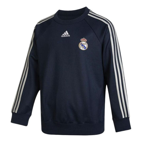 Толстовка Men's adidas Stripe Logo Pattern Embroidered Round Neck Pullover Autumn Blue, синий
Толстовка Men's adidas Stripe Logo Pattern Embroidered Round Neck Pullover Autumn Blue, синий