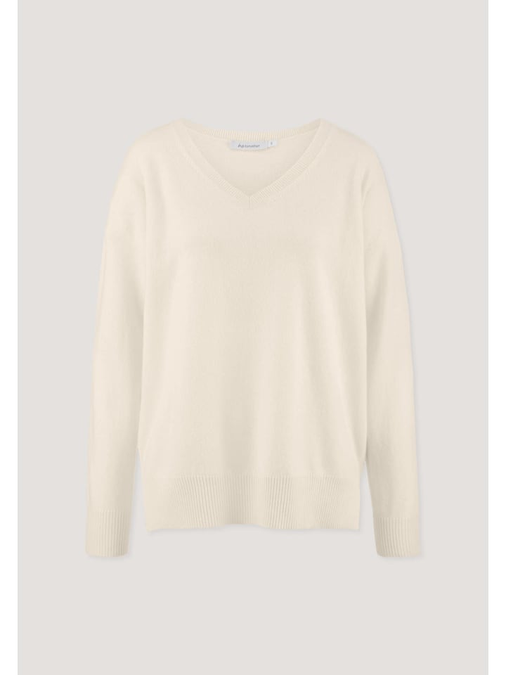 Вязаный свитер натурального белого цвета Hessnatur
Вязаный свитер натурального белого цвета Hessnatur