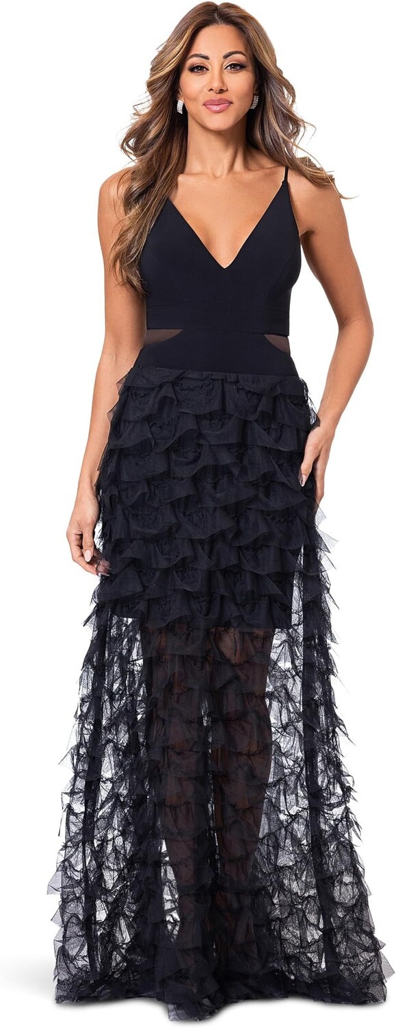 Платье XSCAPE Lng Ity /Pmesh Ruff Blgwn, черный
Платье XSCAPE Lng Ity /Pmesh Ruff Blgwn, черный