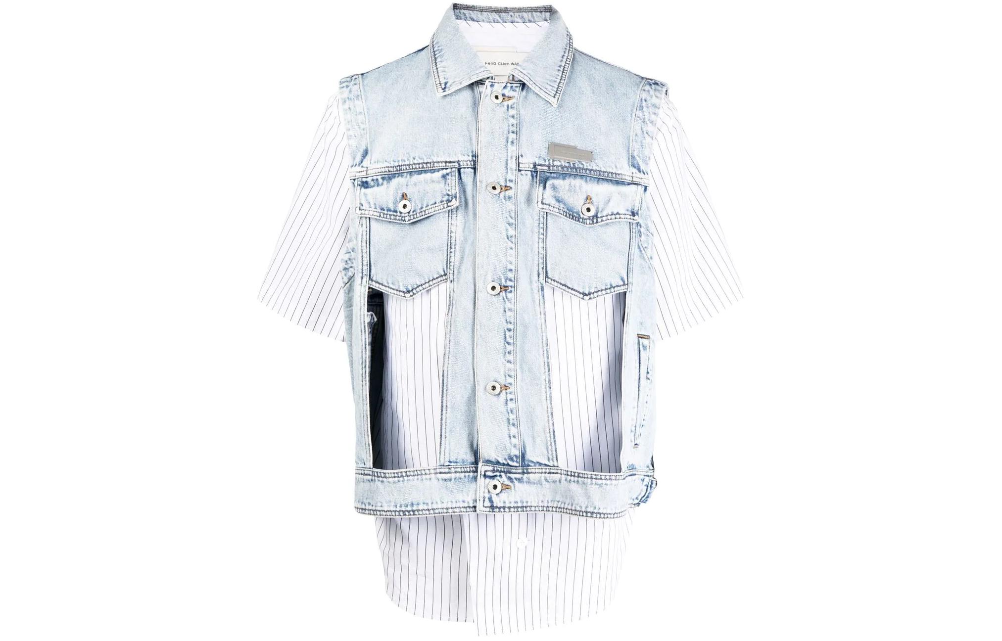 Feng Chen Wang Джинсовая куртка мужская синяя, Blue
Feng Chen Wang Джинсовая куртка мужская синяя, Blue