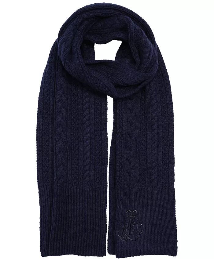 Шарф-косы с прямой вышивкой и камнями Lauren Ralph Lauren, синий
Шарф-косы с прямой вышивкой и камнями Lauren Ralph Lauren, синий