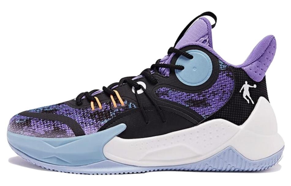 Кроссовки Qiaodan Basketball, фиолетовый/черный/белый/голубой
Кроссовки Qiaodan Basketball, фиолетовый/черный/белый/голубой