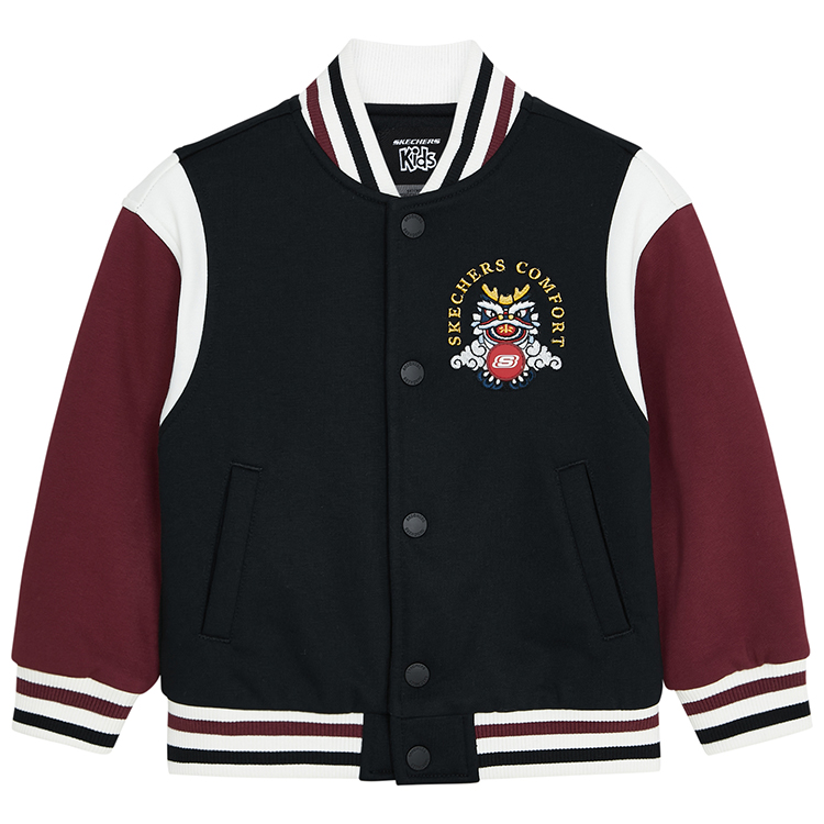 Skechers Новогодняя бейсбольная куртка carbon black для подростков
Skechers Новогодняя бейсбольная куртка carbon black для подростков