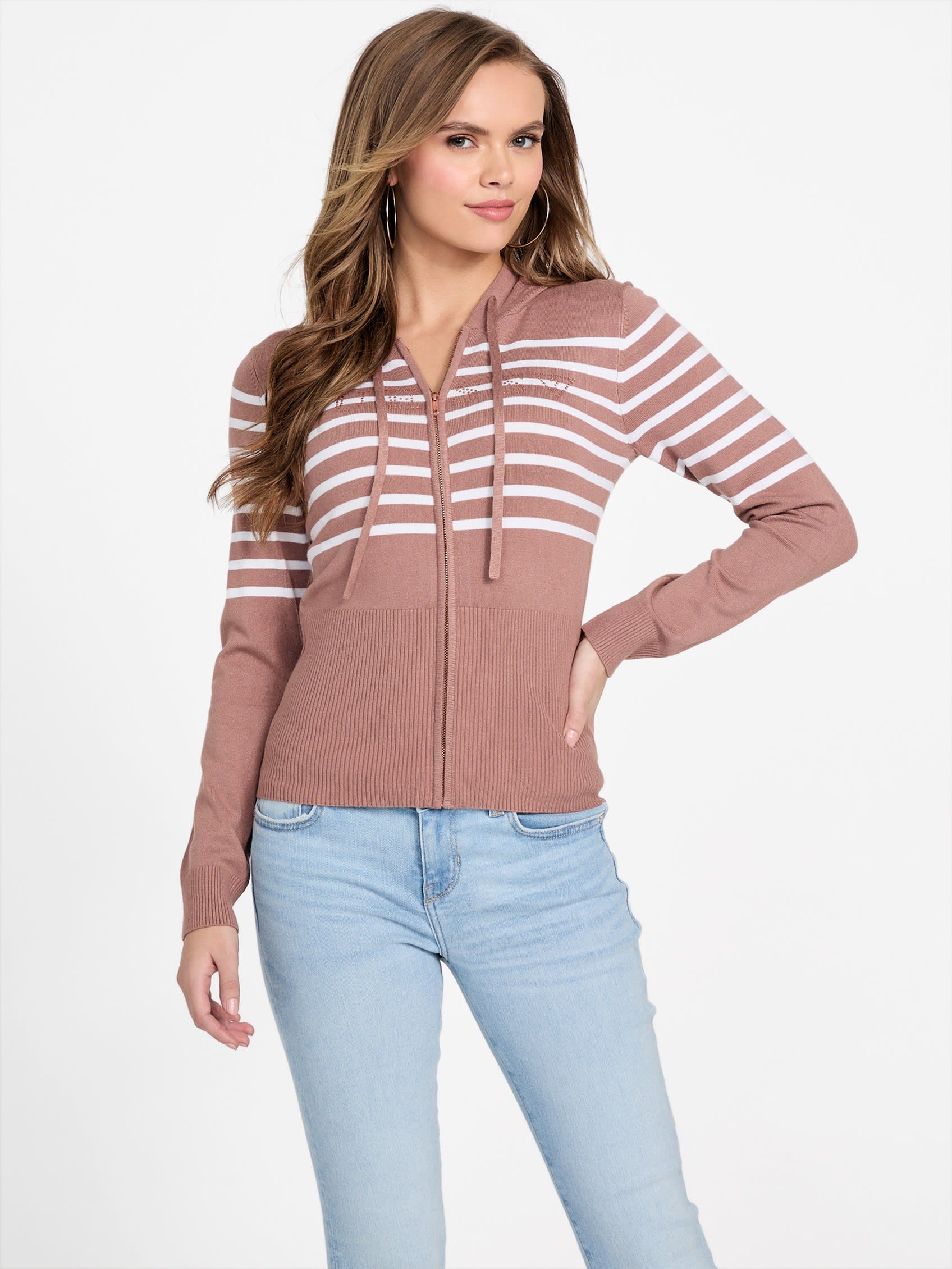 Толстовка с капюшоном на молнии с логотипом Lainey Guess Factory, цвет roasted chestnut multi
Толстовка с капюшоном на молнии с логотипом Lainey Guess Factory, цвет roasted chestnut multi