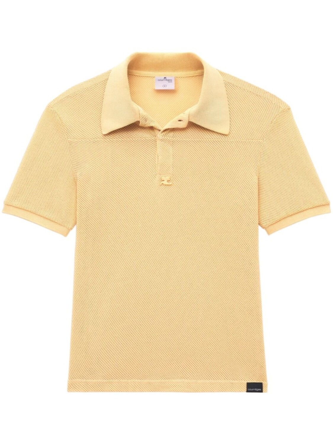 Рубашка-поло Courrèges с нашивкой-логотипом, желтый
Рубашка-поло Courrèges с нашивкой-логотипом, желтый