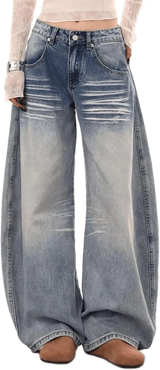 Высокие мешковатые расклешенные джинсы для женщин FEUSEUZ
Высокие мешковатые расклешенные джинсы для женщин FEUSEUZ