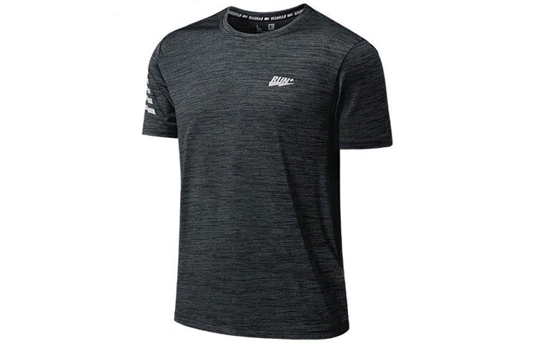 Футболка мужская темно-серая Qiaodan, черный
Футболка мужская темно-серая Qiaodan, черный