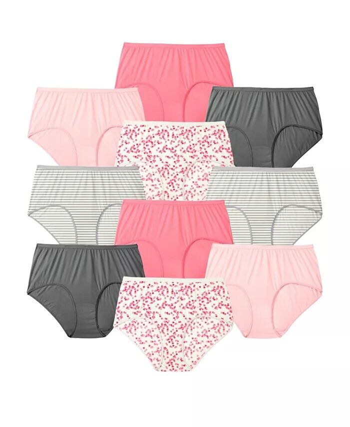 Хлопковые трусы больших размеров, упаковка из 10 шт Comfort Choice, мультиколор
Хлопковые трусы больших размеров, упаковка из 10 шт Comfort Choice, мультиколор