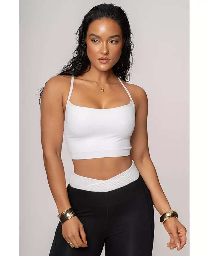 Женский укороченный топ для активного отдыха JLUXLABEL, белый
Женский укороченный топ для активного отдыха JLUXLABEL, белый