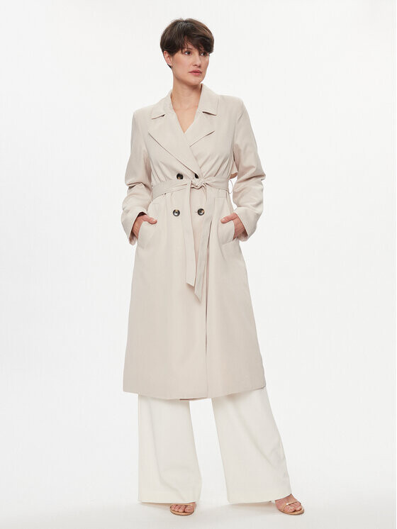 Пальто из линя стандартной посадки Pieces, бежевый
Пальто из линя стандартной посадки Pieces, бежевый