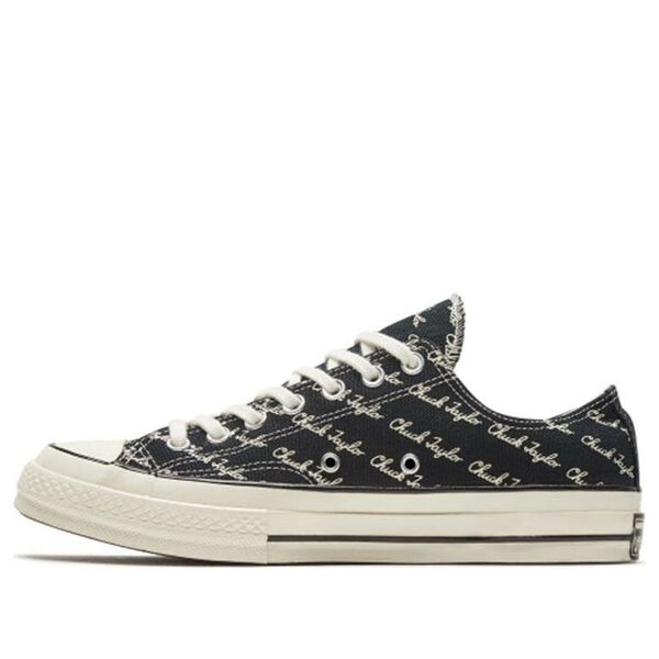 Кроссовки chuck 70 low 'scripted signature print - black egret' Converse, черный
Кроссовки chuck 70 low 'scripted signature print - black egret' Converse, черный