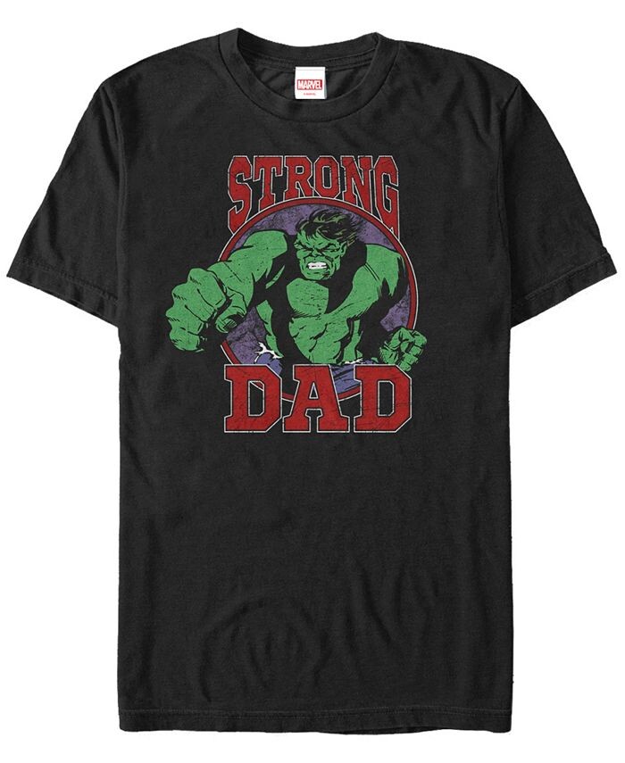 Мужская футболка с короткими рукавами из коллекции комиксов Marvel The Hulk Strong Dad Fifth Sun, черный
Мужская футболка с короткими рукавами из коллекции комиксов Marvel The Hulk Strong Dad Fifth Sun, черный