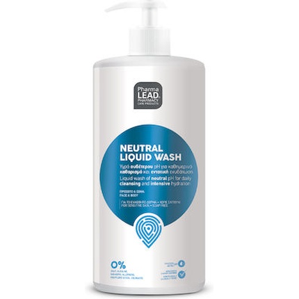Нейтральное жидкое средство для умывания для ежедневного очищения и интенсивного увлажнения 1000 мл Pharmalead 
Нейтральное жидкое средство для умывания для ежедневного очищения и интенсивного увлажнения 1000 мл Pharmalead