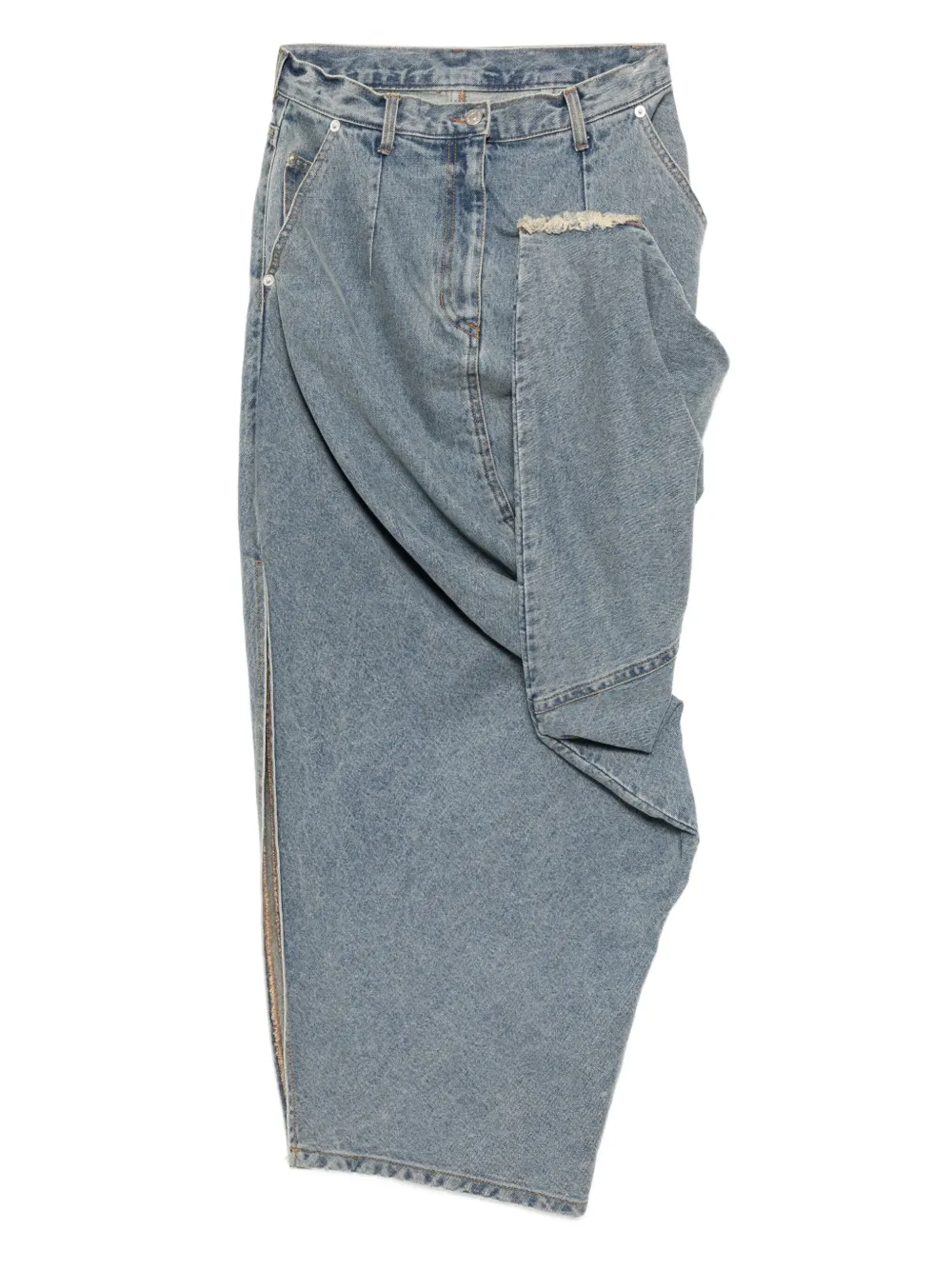 Юбка асимметричного кроя Moohong, синий
Юбка асимметричного кроя Moohong, синий