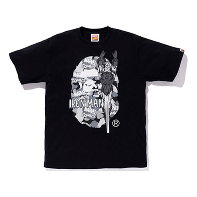 Футболка A Bathing Ape x Marvel Camouflage Ape Head Logo T-Shirt 'Black Iron Man'
Футболка A Bathing Ape x Marvel Camouflage Ape Head Logo T-Shirt 'Black Iron Man'