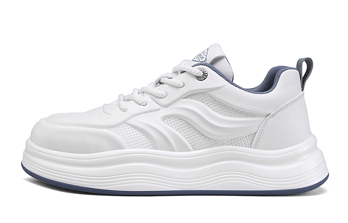 HLA Мужские скейтерские кроссовки низкие бело-синие, цвет White Blue
HLA Мужские скейтерские кроссовки низкие бело-синие, цвет White Blue