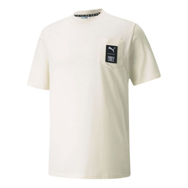 Футболка x first mile crossover pocket small label solid color sports short sleeve white Puma, белый 
Футболка x first mile crossover pocket small label solid color sports short sleeve white Puma, белый
