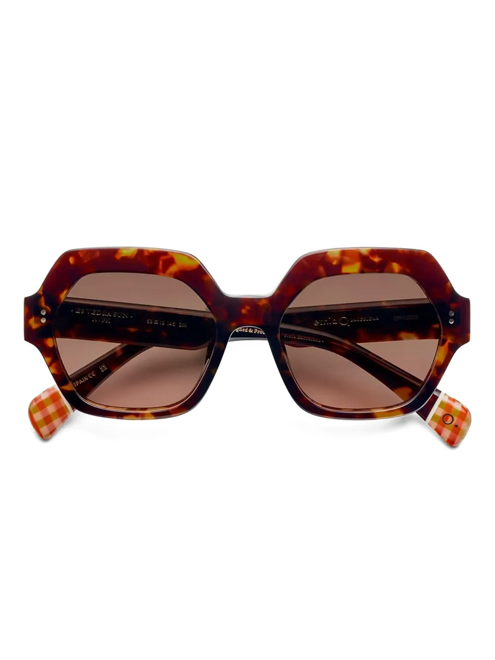 Геометрические солнцезащитные очки в черепаховой оправе Etnia Barcelona, коричневый
Геометрические солнцезащитные очки в черепаховой оправе Etnia Barcelona, коричневый