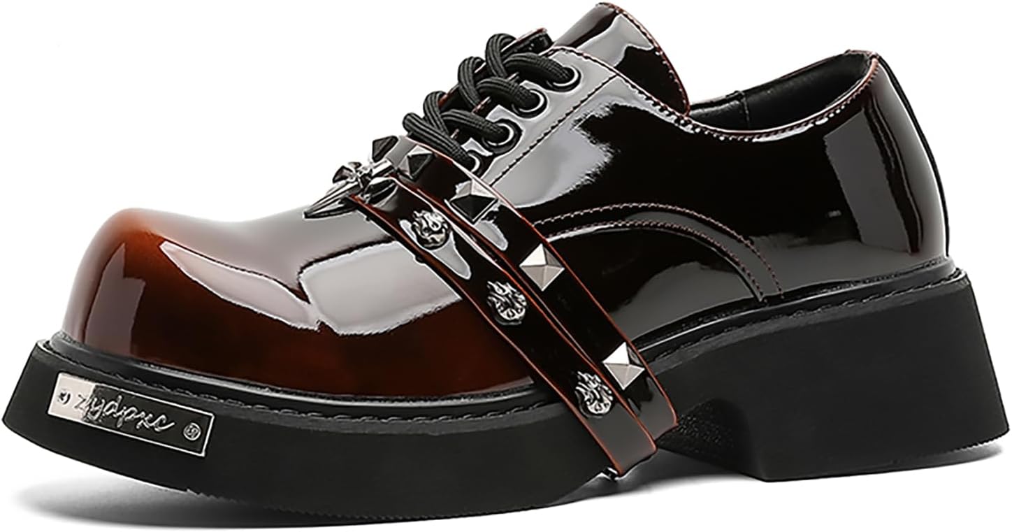 Мужские оксфорды на массивной платформе из лакированной кожи с градиентом Bwseobg, коричневый
Мужские оксфорды на массивной платформе из лакированной кожи с градиентом Bwseobg, коричневый