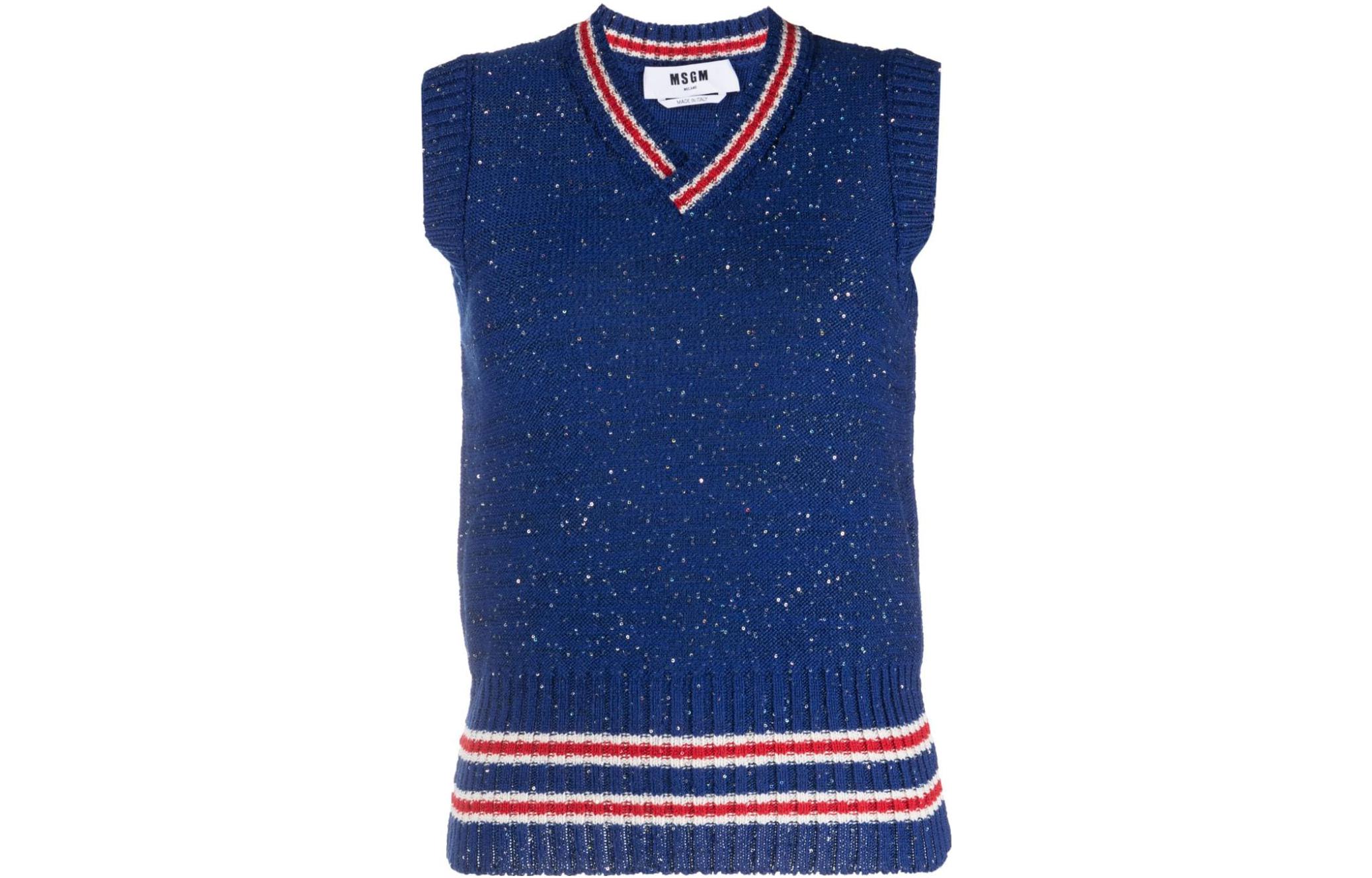MSGM Женская синяя жилетка
MSGM Женская синяя жилетка