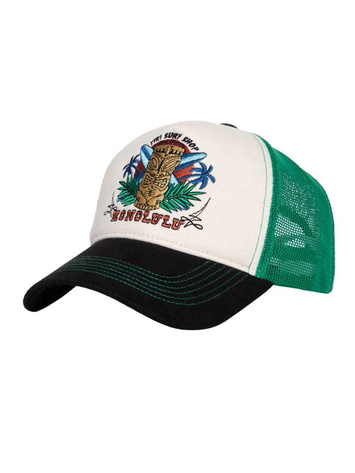 Бейсболка King Kerosin Trucker Cap Honolulu бежевого цвета
Бейсболка King Kerosin Trucker Cap Honolulu бежевого цвета