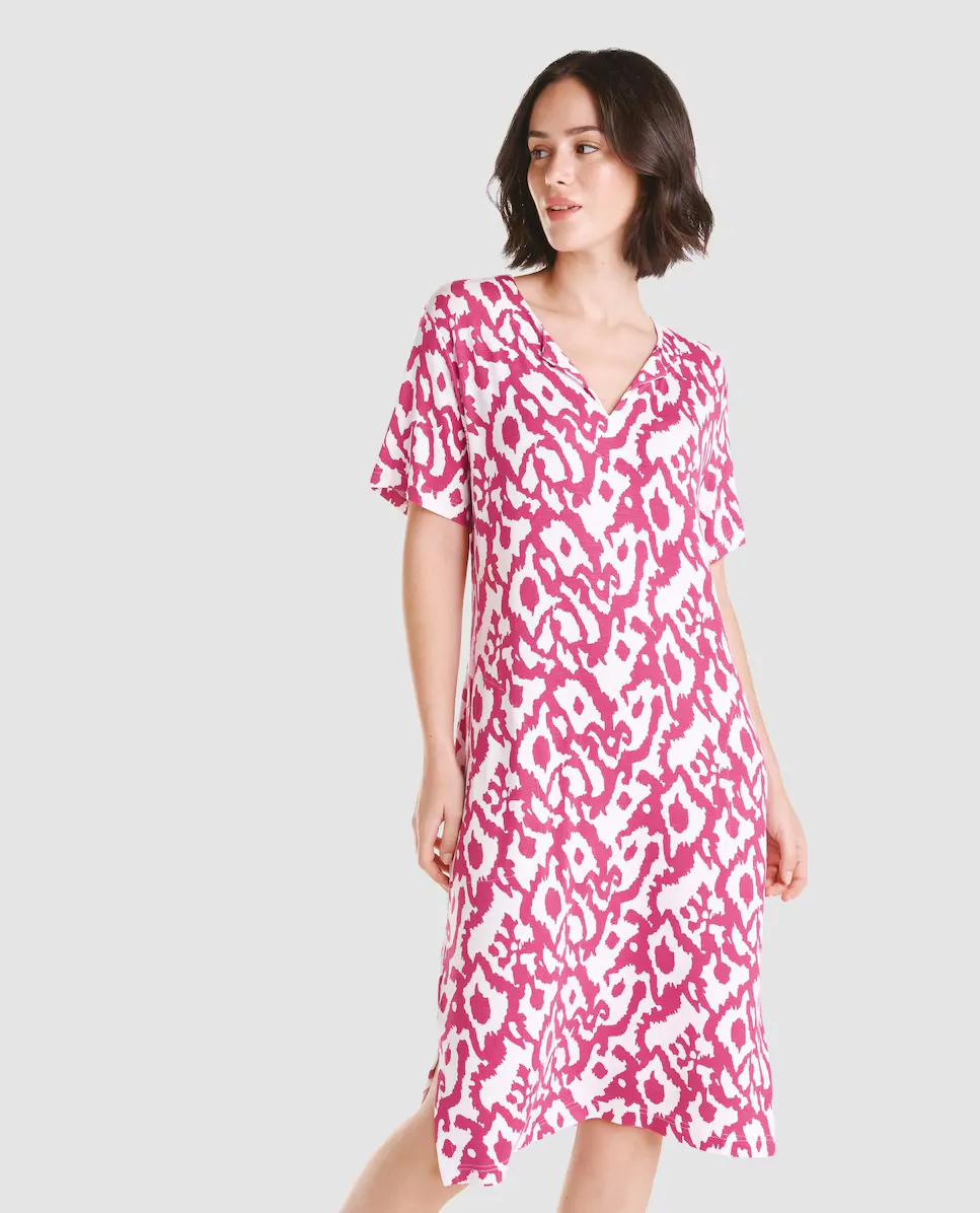 Короткое платье с принтом Lohe, фуксия
Короткое платье с принтом Lohe, фуксия