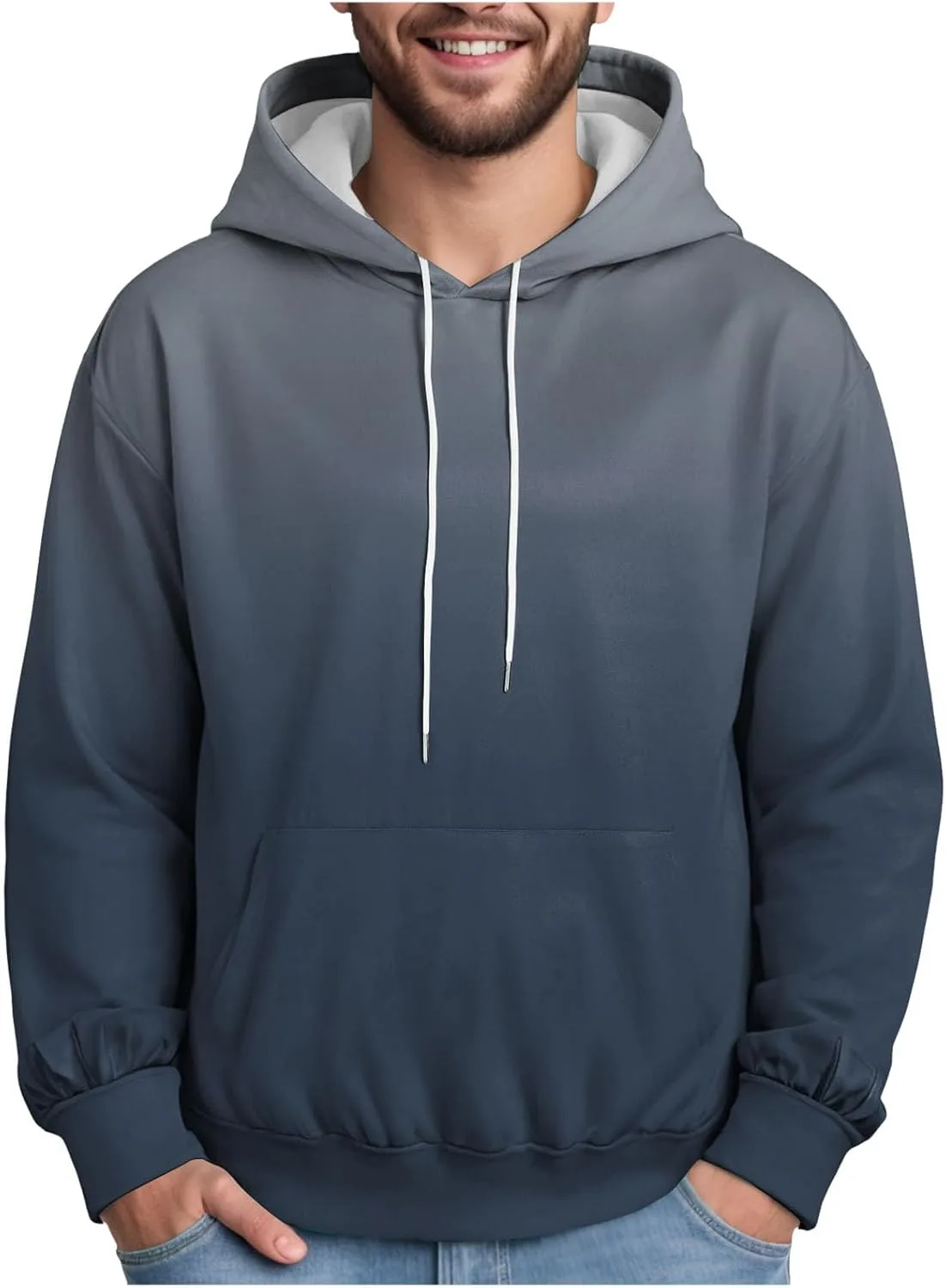 Толстовка с капюшоном для мужчин, хлопковая, оверсайз, с карманами-кенгуру
Толстовка с капюшоном для мужчин, хлопковая, оверсайз, с карманами-кенгуру