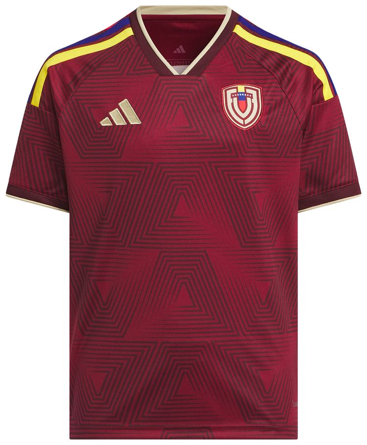 Детская домашняя футболка Adidas Venezuela 26, красный
Детская домашняя футболка Adidas Venezuela 26, красный