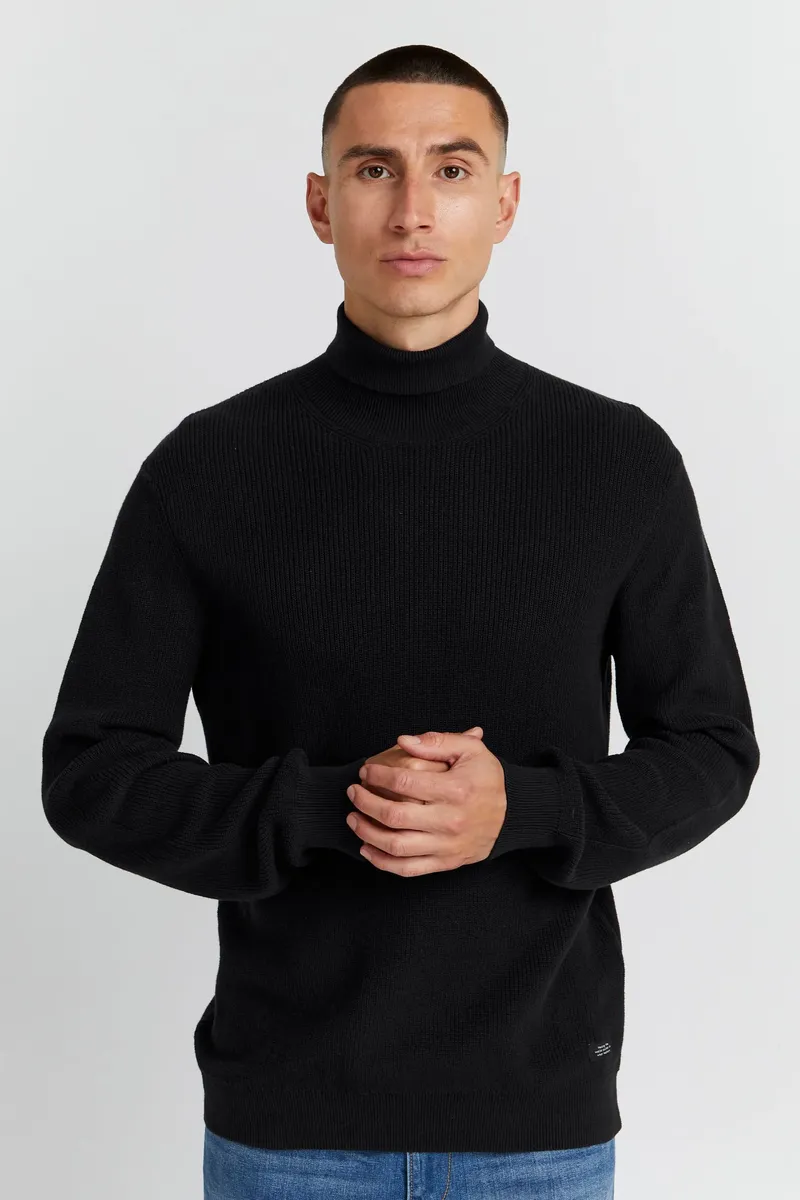 Свитер с высоким воротником из смесового материала "BLEND BHPullover", черный
Свитер с высоким воротником из смесового материала "BLEND BHPullover", черный