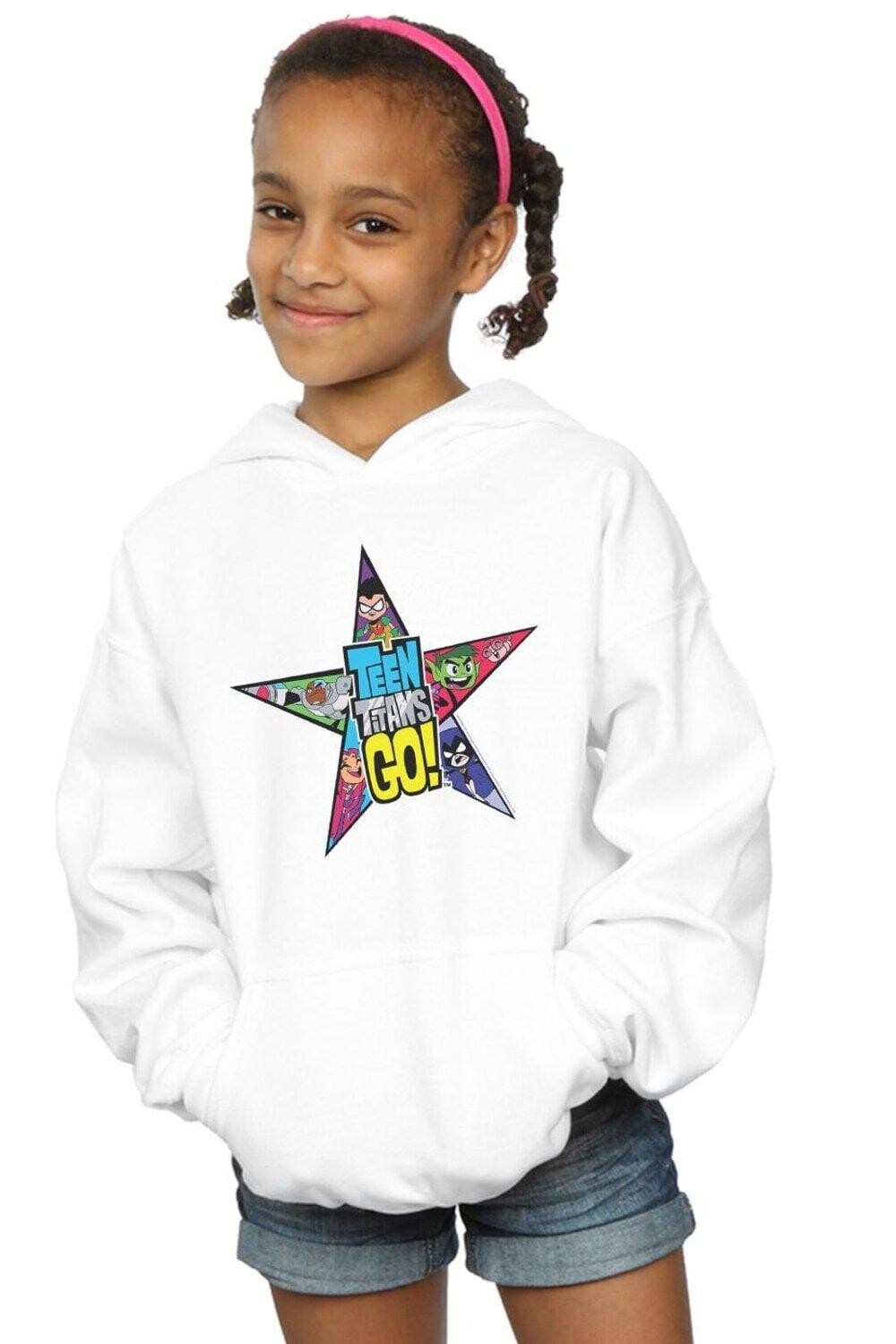 Толстовка с логотипом Teen Titans Go Star DC Comics, белый
Толстовка с логотипом Teen Titans Go Star DC Comics, белый