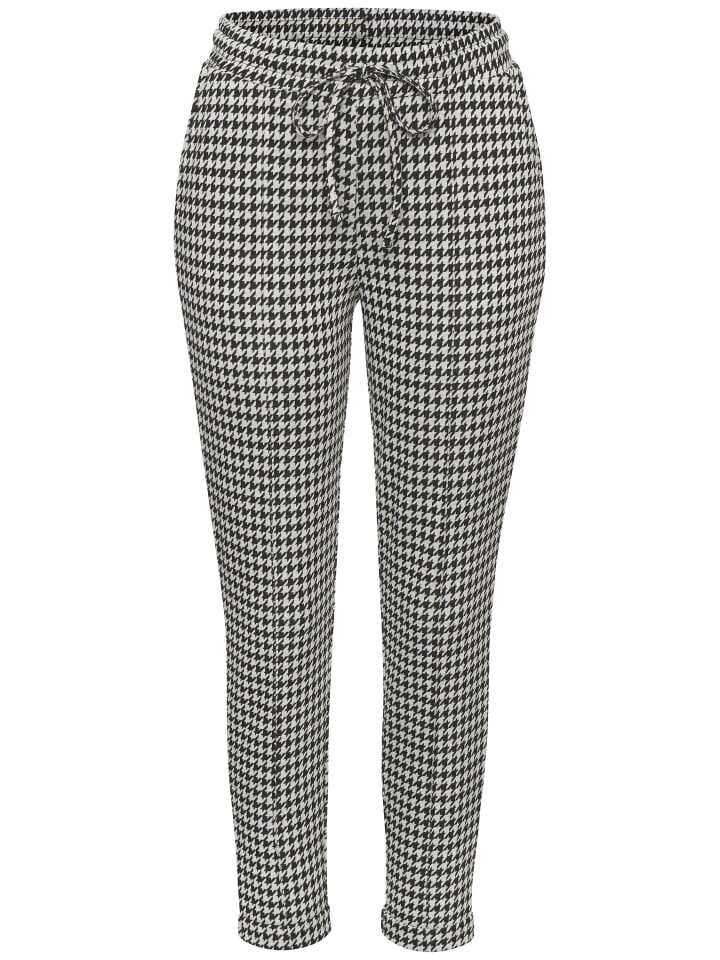 Тканевые брюки LASCANA, цвет creme-schwarz gemustert
Тканевые брюки LASCANA, цвет creme-schwarz gemustert