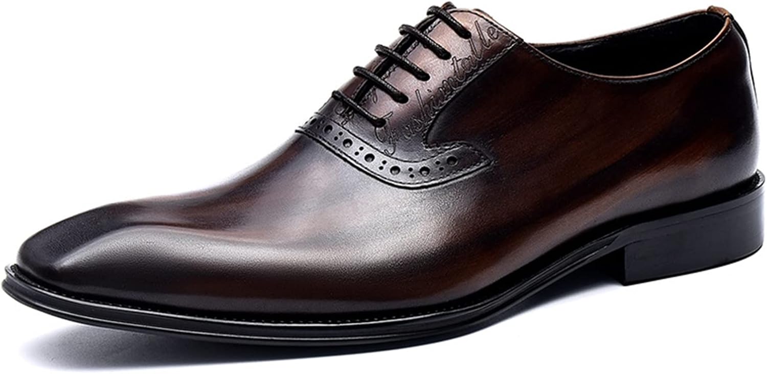 Мужские туфли TTiiLoe из натуральной кожи с шнуровкой, классический носок, формальные оксфорды для бизнеса, свадьбы и работы (Цвет: коричневый, Размер: 43)
Мужские туфли TTiiLoe из натуральной кожи с шнуровкой, классический носок, формальные оксфорды для бизнеса, свадьбы и работы (Цвет: коричневый, Размер: 43)