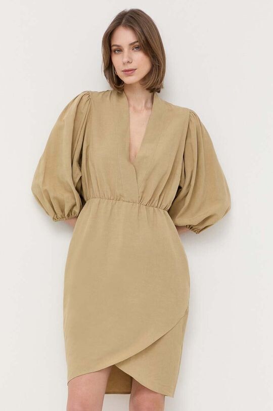 Платье из смесового льна Notes du Nord, зеленый
Платье из смесового льна Notes du Nord, зеленый