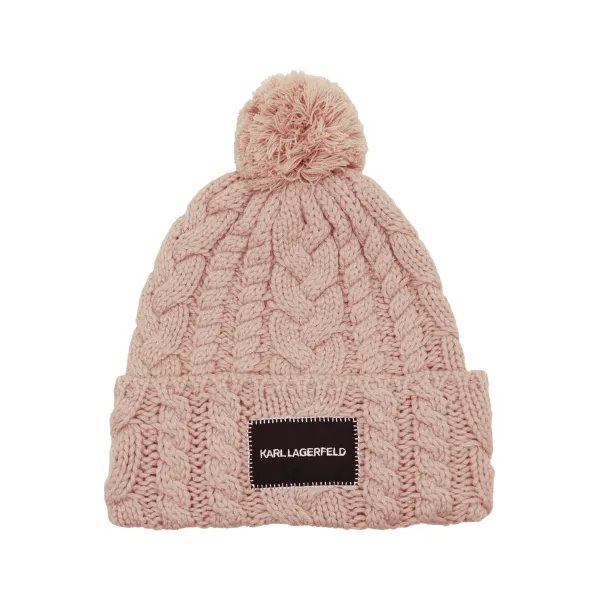 Шерстяная шапка k/essential косой вязки Karl Lagerfeld, бежевый
Шерстяная шапка k/essential косой вязки Karl Lagerfeld, бежевый