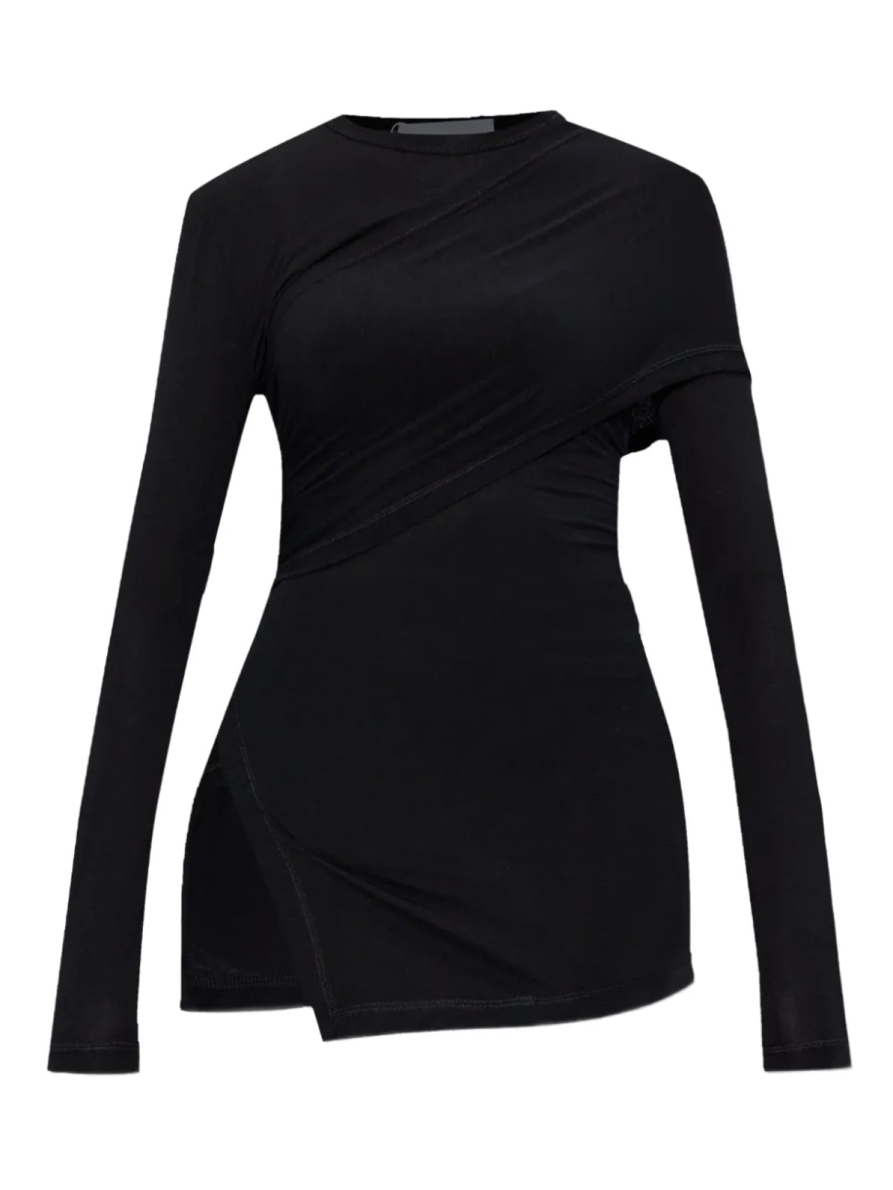 Асимметричная блузка Helmut Lang, черный
Асимметричная блузка Helmut Lang, черный