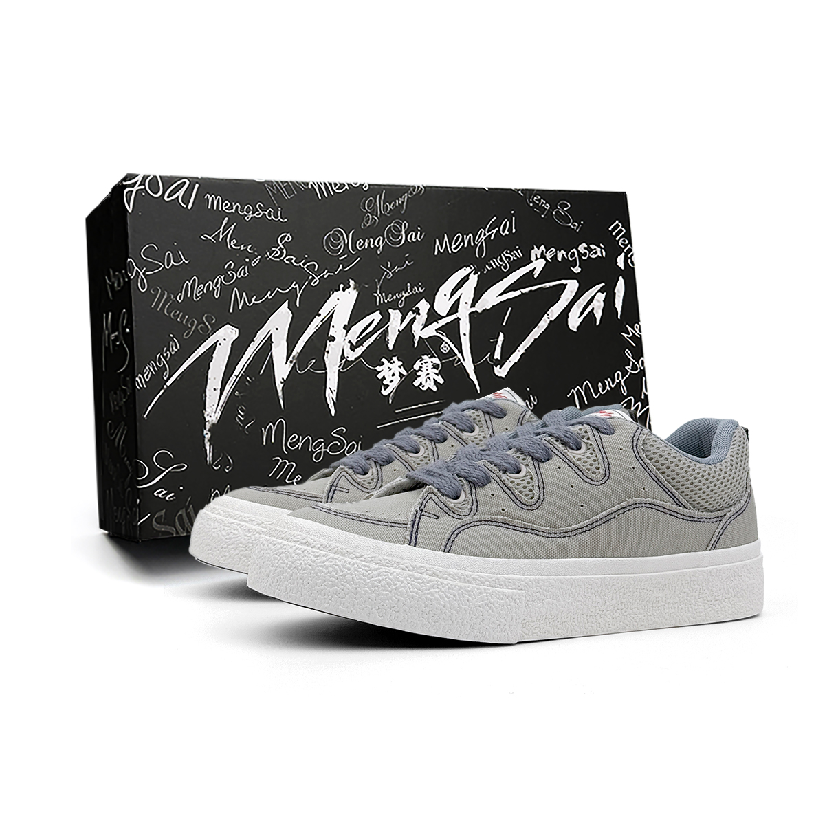 Кроссовки для скейтбординга с амортизацией, противоскользящие, серые, мужские Mengsai, Gray
Кроссовки для скейтбординга с амортизацией, противоскользящие, серые, мужские Mengsai, Gray